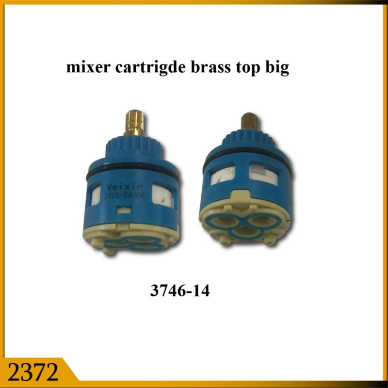 CARTRIDGE MIXER BIG BRASS TOP (2372)
